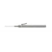 Microintraocular forceps, 14 cm, stainless steel