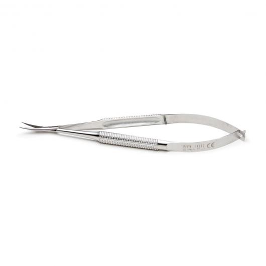 14112, Spring Scissors, 14cm, Round Handles, 7 mm Blades, Curved