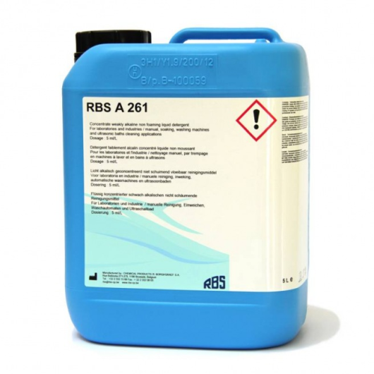 RBS A 261 - Weakly alkaline detergent - Sensitive material