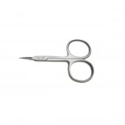 Mini dissecting scissors, 9,5 cm, straight, sharp tips, large rings