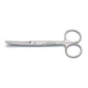 Operating scissors, 11,5 cm, blunt/blunt, curved, German