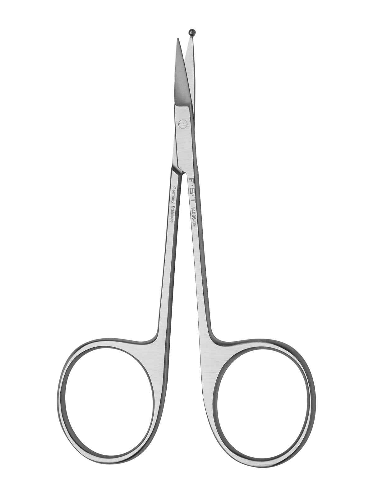 Stainless steel scissors / Sharp-Sharp tips / straight / 155 mm
