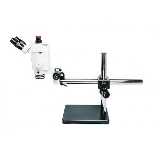 Precision Stereo Zoom Trinocular Microscope (IV) on Boom Stand