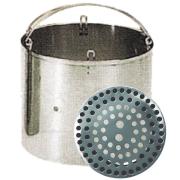 Perforated basket, Ø 320 mm, height 250 mm, for autoclave WAC-60