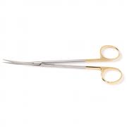 Metzenbaum scissors, 12,7 cm, curved, Tungsten Carbide, blades, German made
