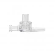 Syringe activated dual check valve