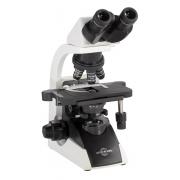 Binocular microscope, plan achromat objectives-led