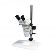 Precision stereo zoom binocular microscope (III) on post stand