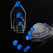 Cell culture flasks with filter caps