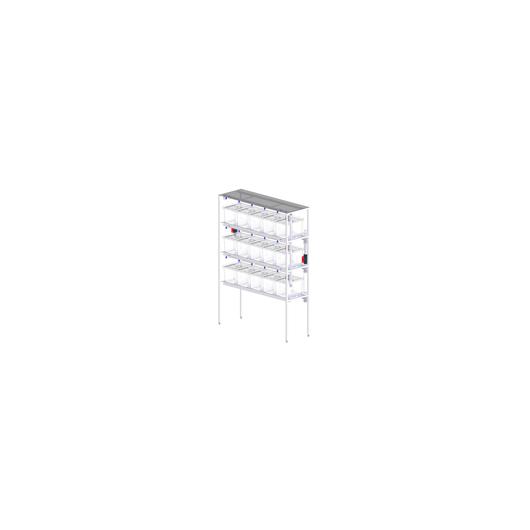 XAS Series Single sided racks for use with Aquaneering central filtration system