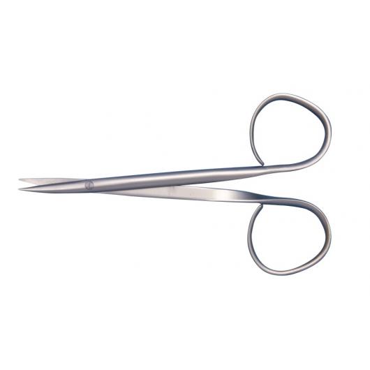 501767, Ribbon Handle Iris Scissors, 11cm, Large Ring, Straight