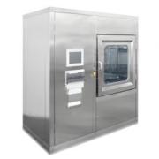 Compact footprint & hinged door washer