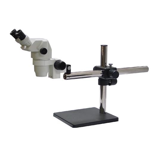 Precision Stereo Zoom Binocular Microscope (III) on Boom Stand