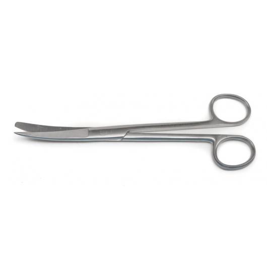 501229, Operating Scissors, 18cm, Sharp/Blunt, Curved