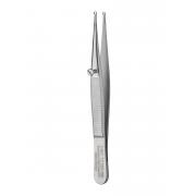 Ring forceps - with screw, smooth, straight