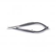 McPherson-Vannas scissors, 8 cm, straight, 5 mm blades