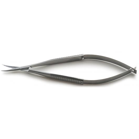Spring Scissors, 10.5cm, Curved, 8mm Blades, German